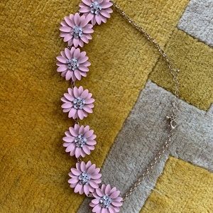 Big Pink Flower Necklace! 🌸